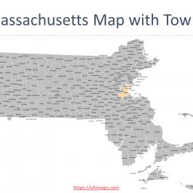 Massachusetts Town Map - OFO Maps