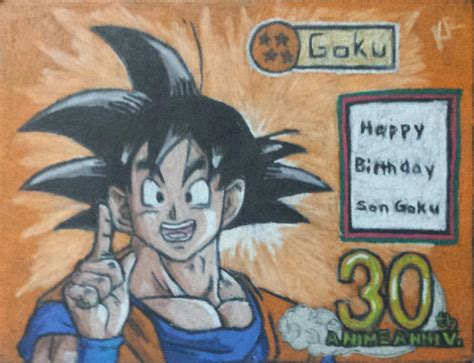 Happy Birthday Goku by MyPicts on DeviantArt