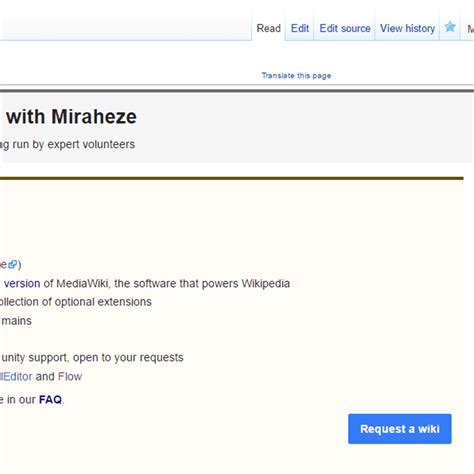 miraheze alternatives  similar websites  apps alternativetonet