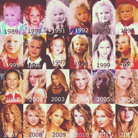 Collage of Taylor through the years : r/TaylorSwift