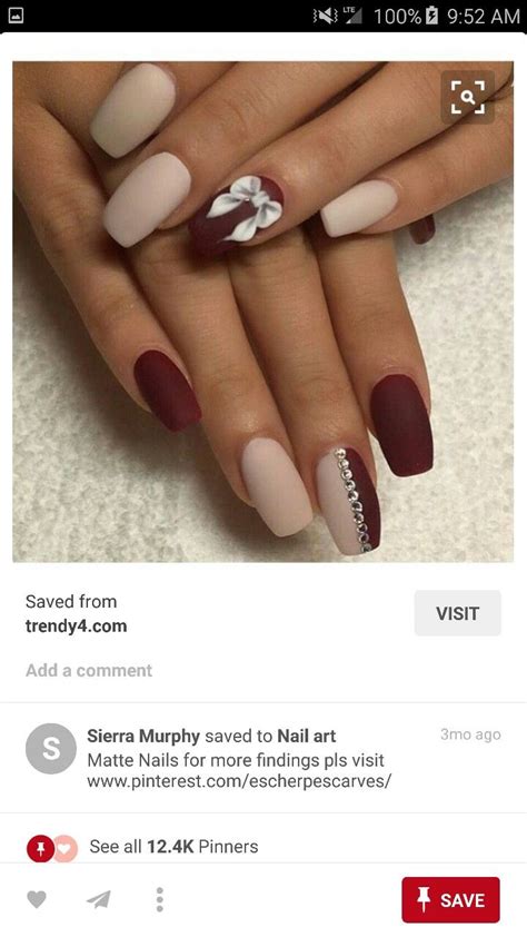 pin  djnadia boom  nail art matte nails design pretty nail art