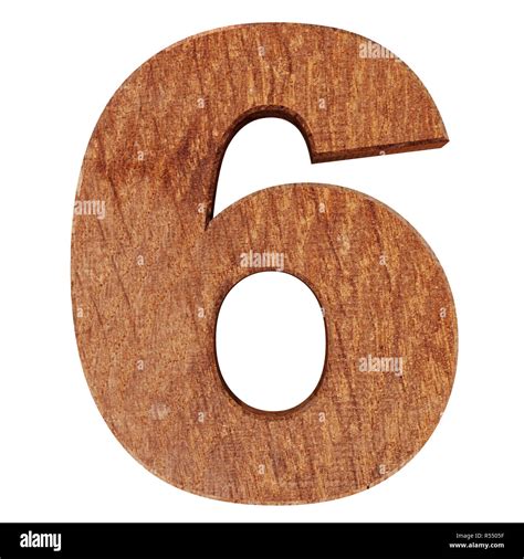 decorative wooden alphabet digit  symbol   rendering