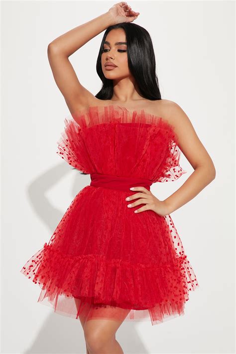 Piper Mini Dress - Red | Fashion Nova
