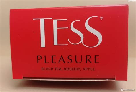 Чай черный в пакетиках Tess Pleasure с шиповником и яблоком - «Аромата ...