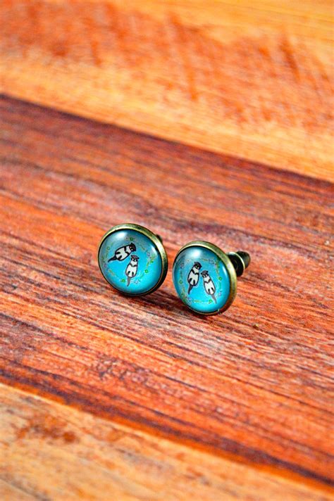 Otter Studs Otter Earrings Otter Jewelry Cute Otter Otter - Etsy