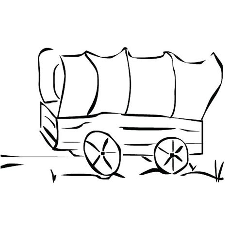 Conestoga Wagon Drawing at PaintingValley.com | Explore collection of ...