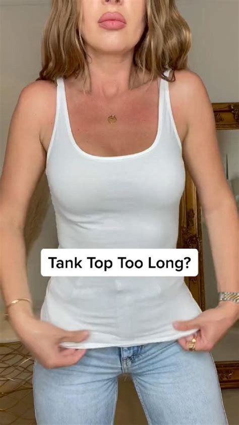 Have you tired this tank top hack? #hack #hacks #fashionhacks # ...