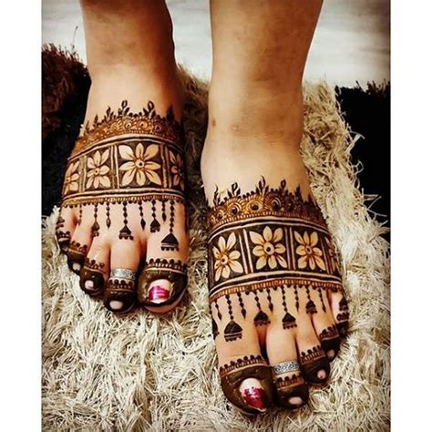 Simple Henna Designs For Beginners On Feet