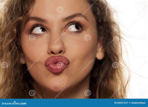 pursed lips royalty  stock photography cartoondealercom