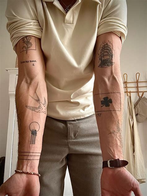 Minimalist tattoo ideas for men embracing simplicity and style