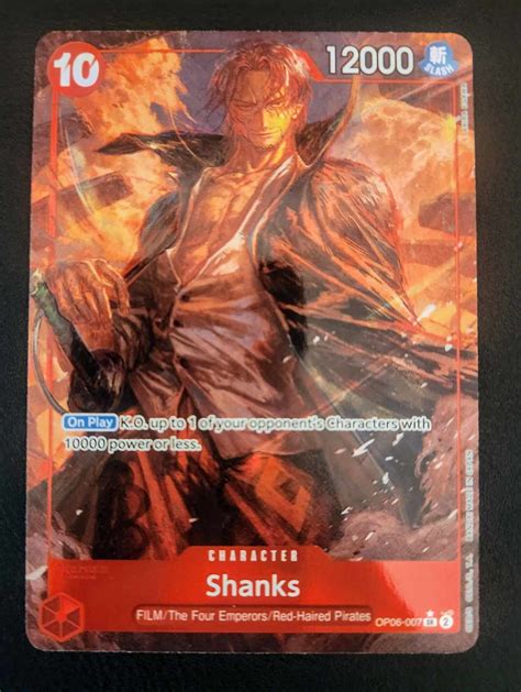 Shanks – OP06-007 Alternate Art SR – Wings of the Captain – One Piece