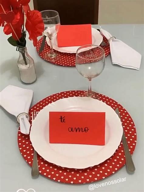 Jantar Proximo A Mim - Mesa de jantar romântico - Inspiração