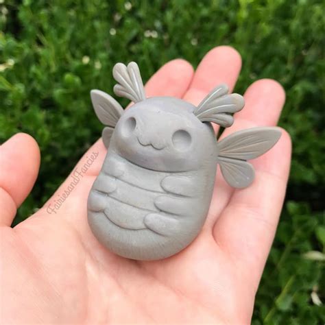 fantasy creature miniature sculpt figure figurine magnet handmade