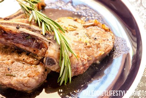 Veal Chops With Rosemary Recipe | Paleo Leap