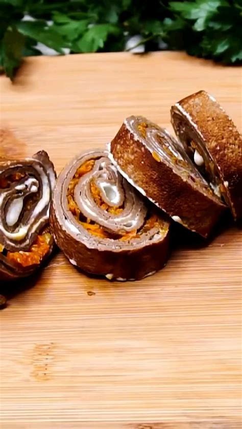 Рулет из печени | Лучшая кулинарная школа