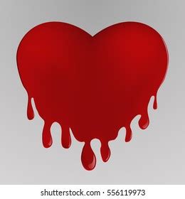 Bloody Heart Drawing