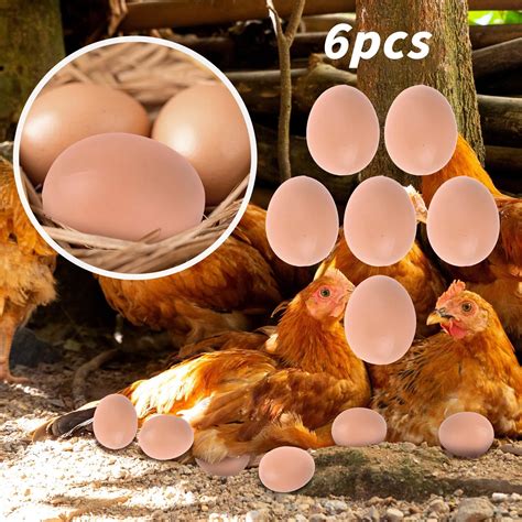 6-12PCS-Hatching-Egg-Easter-Hen-Poultry-Hatch-Breeding-Simulation-Fake