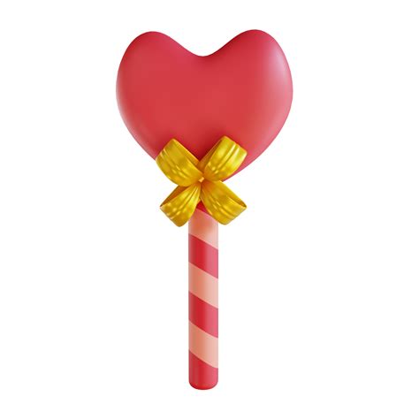 3D illustration love candy 16329601 PNG