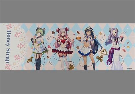virtual youtuber honey strap cool towel  honey strap bottle goods