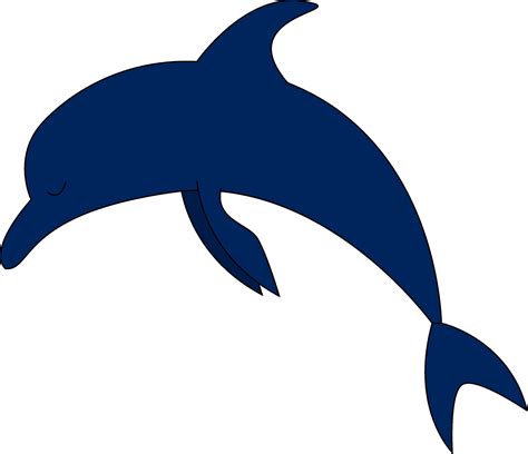 Blue dolphin vector illustration 34512404 Vector Art at Vecteezy