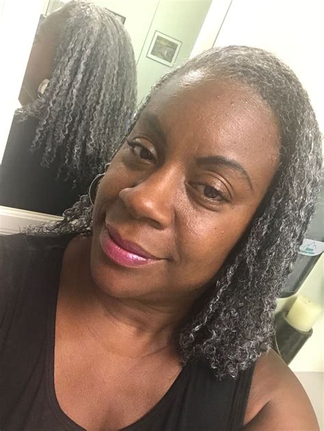 Pin by Gemeya Abel on Gorgeous gray hair | Gorgeous gray hair, Black
