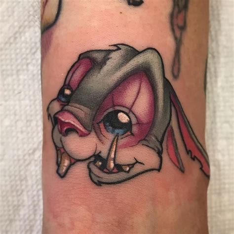 Zombie Bunny Tattoo