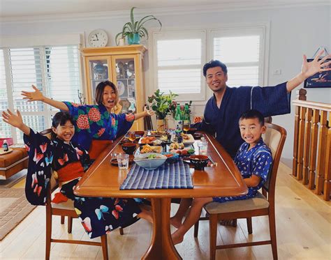 Japanese Family Eating