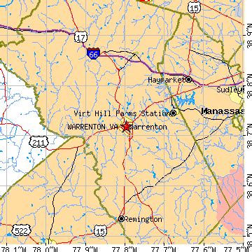 Warrenton, Virginia (VA) ~ population data, races, housing & economy