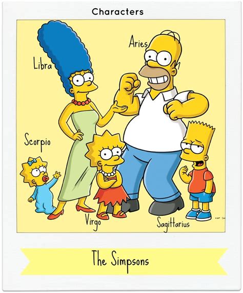 Characters: The Simpsons (Family) - The Natal Chart