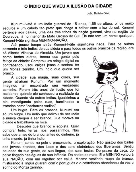 Texto Dia Do Indio - Cantinho da Dezinha: Texto - 19 de abril Dia do Índio