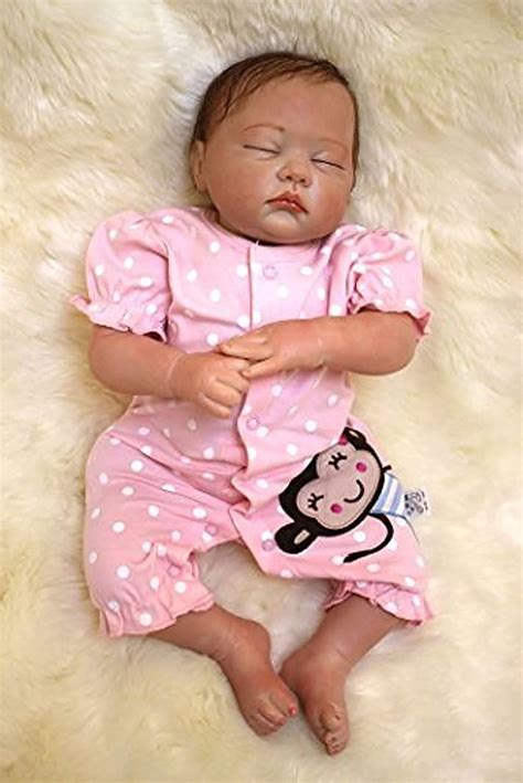 Buy Reborn Baby Dolls 22" Cute Realistic Soft Silicone ing Baby Dolls Real Newborn Baby Doll ...