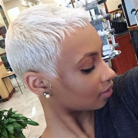 Platinum Pixie! #haircut #haircolor #salonchristol | Short sassy hair ...