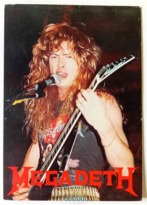 Megadeth Original 1980's Postcard - Etsy | Cantanti, Orgasmi, Musica