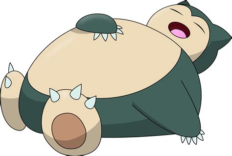 Snorlax Sleeping Giant Relaxed Pokémon Creature Clipart PNG | PNG All