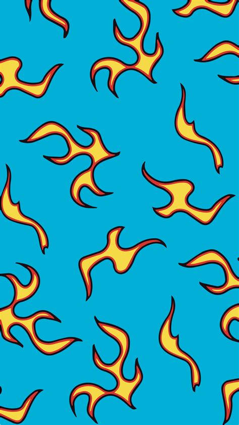 Golf Flame Pattern Background : r/Golfwang