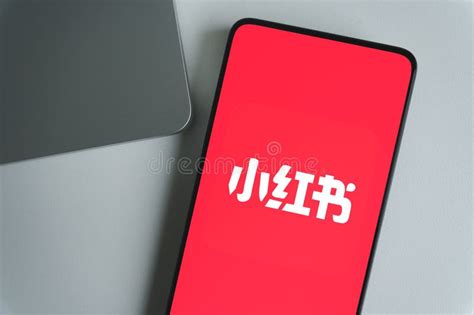 REDnote App on Smartphone Screen. Chinese Social Media Application ...