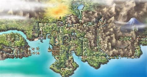 Pokemon Gold Map - Pokemon Gold Version Beta Lake of Rage Map Map for ...