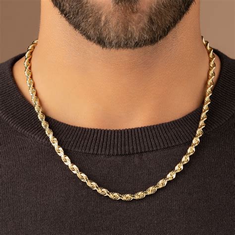 Solid Gold Rope Chain (6mm) | The Gold Gods – TGG