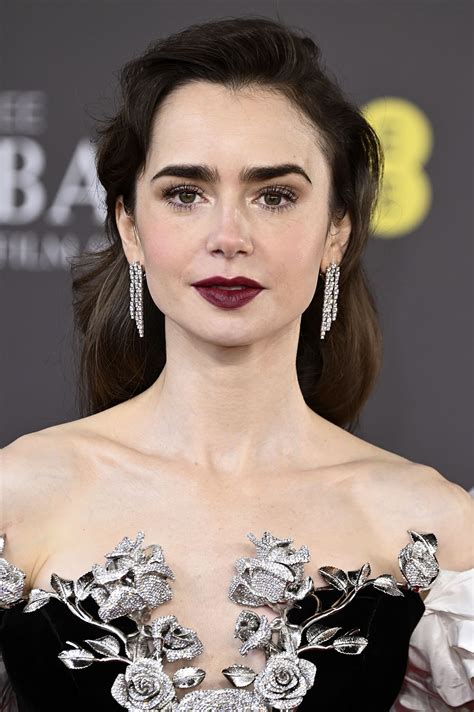 Lily Collins Chooses Tamara Ralph Gown for BAFTA Appearance: A Fashion