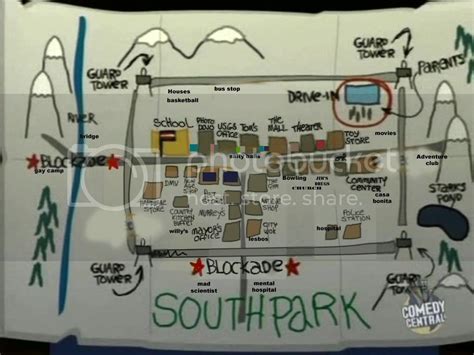 [Creation] South Park (a map based on the town in the T.V. show South Park) - Maps - Mapping and ...