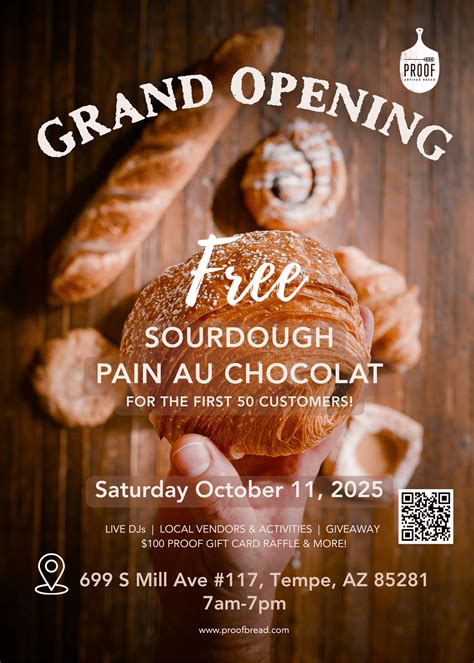 Proof Bread Grand Opening | Downtown Tempe