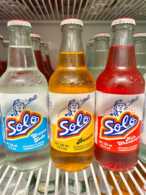 6 Pack Solo Soda / Sweet Drink / Solo Banana / Kola Champagne - Etsy