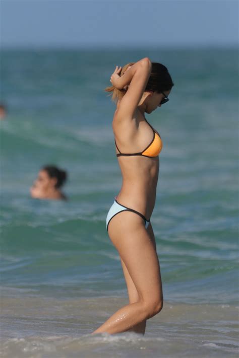 Eiza Gonzalez in a Bikini on Miami Beach, November 2015 • CelebMafia