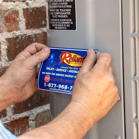 HVAC Stickers | Leaving Your Company’s Mark With Stickers