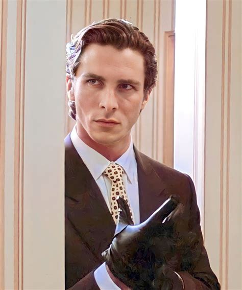 patrick bateman american pyscho christian bale man photography