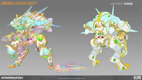 ArtStation - Overwatch D.va Skin Concept - Cinderella