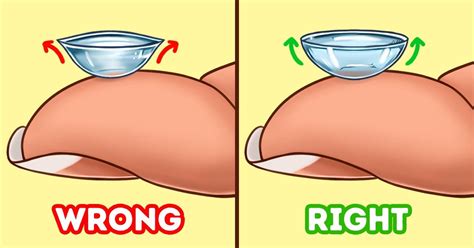 how to put in and take out contact lenses