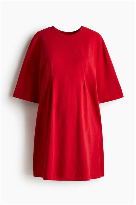 Women's Red MAMA T-Shirt Dress | H&M CA