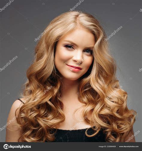 Little Girl With Wavy Blonde Hair