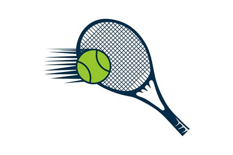 Racket and Ball, Tennis Logo Graphic by WANGS · Creative Fabrica | Logo ...